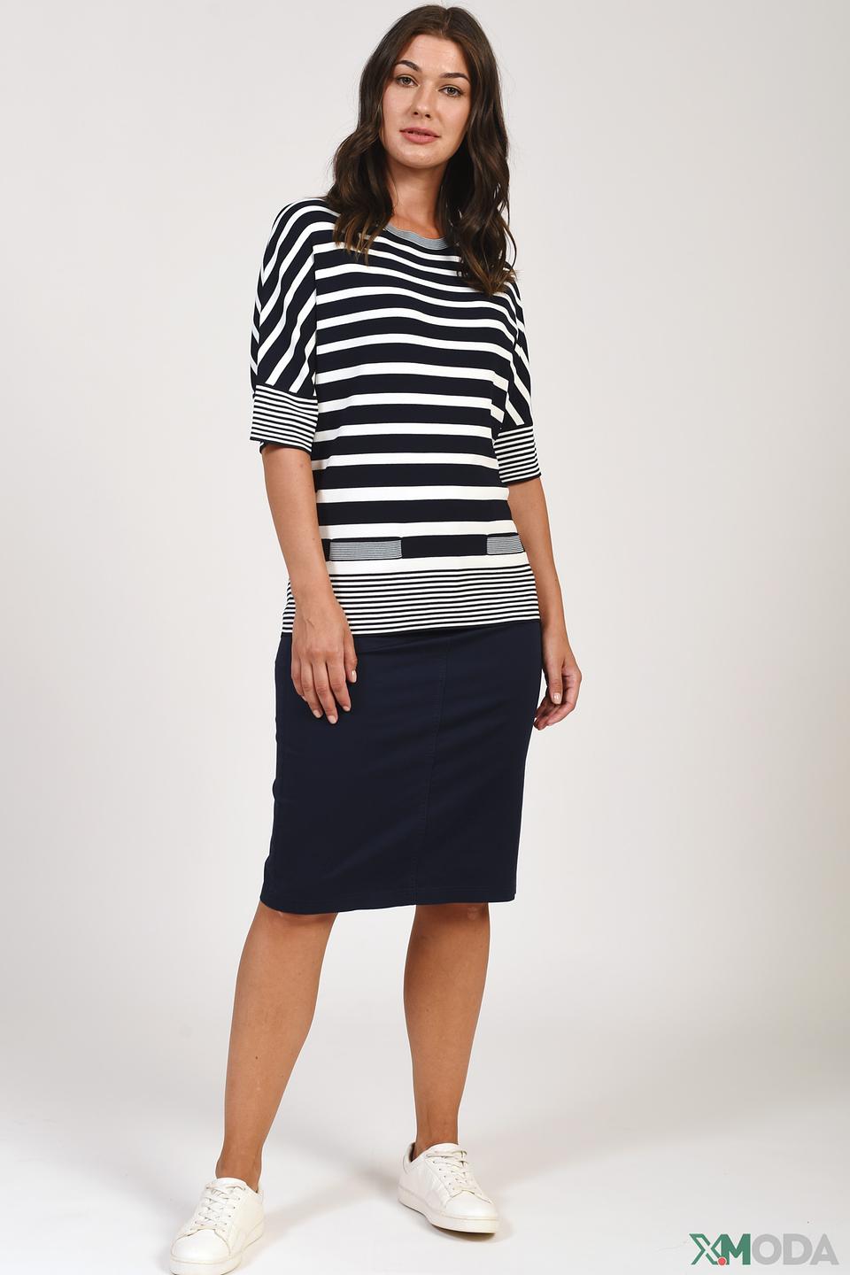 Юбка Gerry Weber классическая темно-синяя