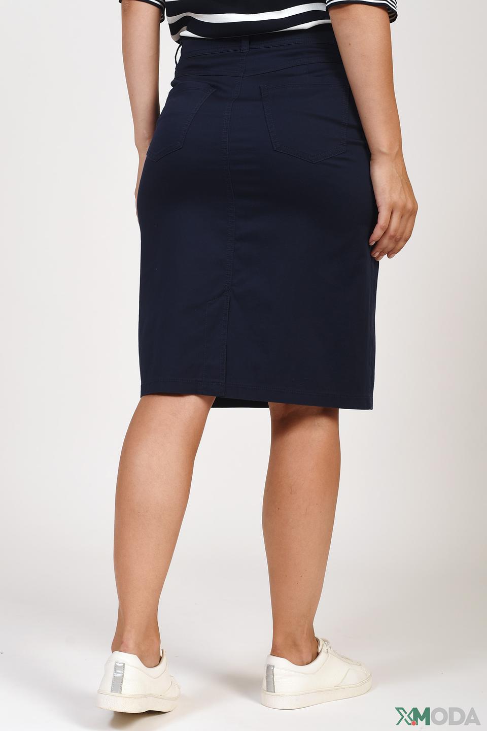 Юбка Gerry Weber классическая темно-синяя