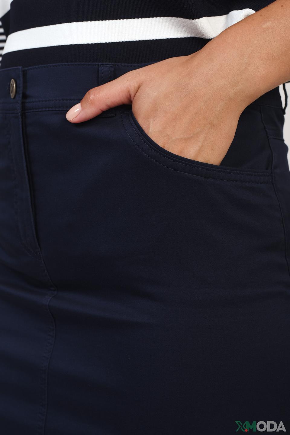 Юбка Gerry Weber классическая темно-синяя