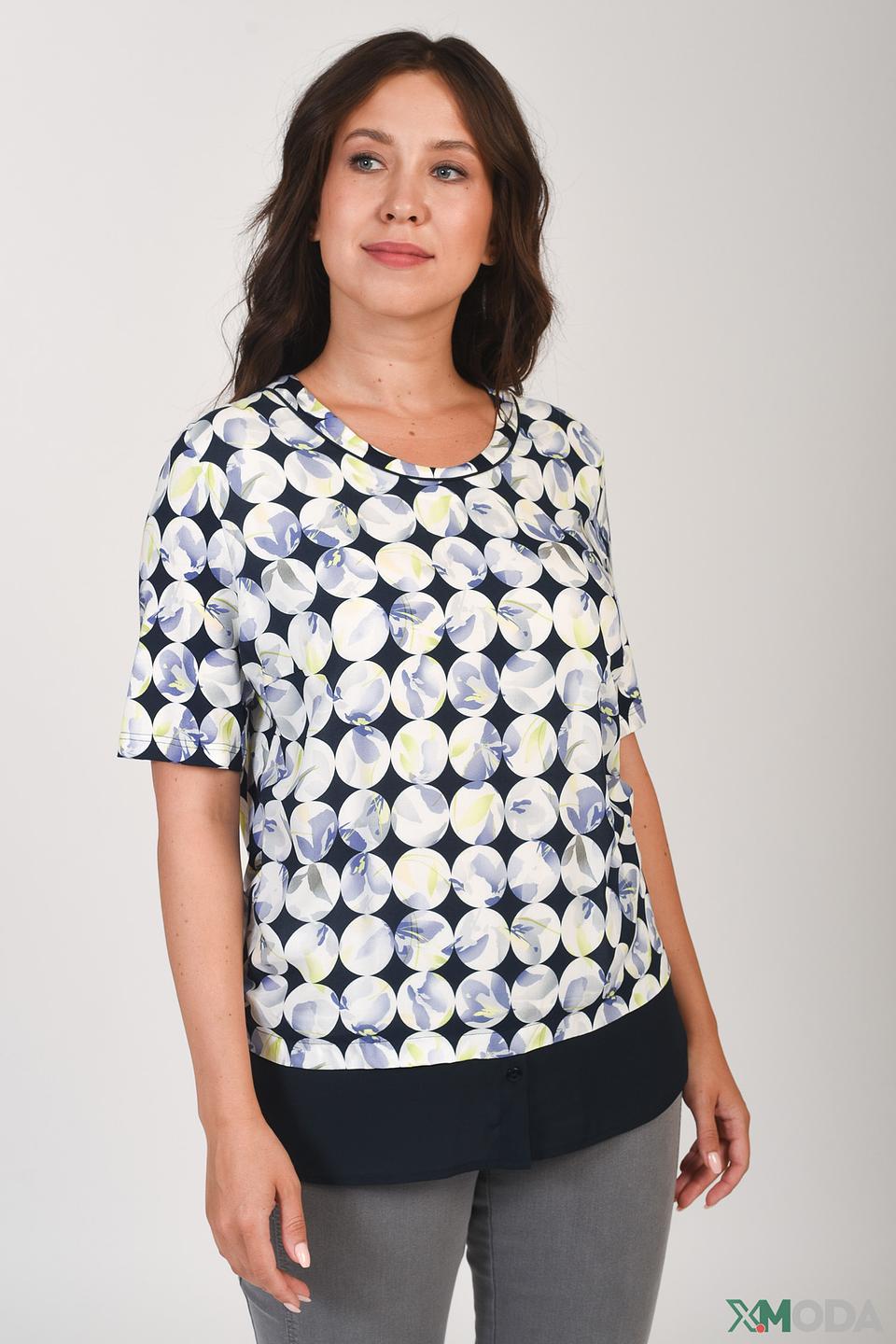 Блуза Frank Walder с принтом