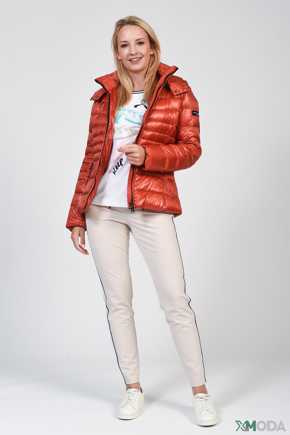 Куртка Frieda and Freddies стеганая терракотовая