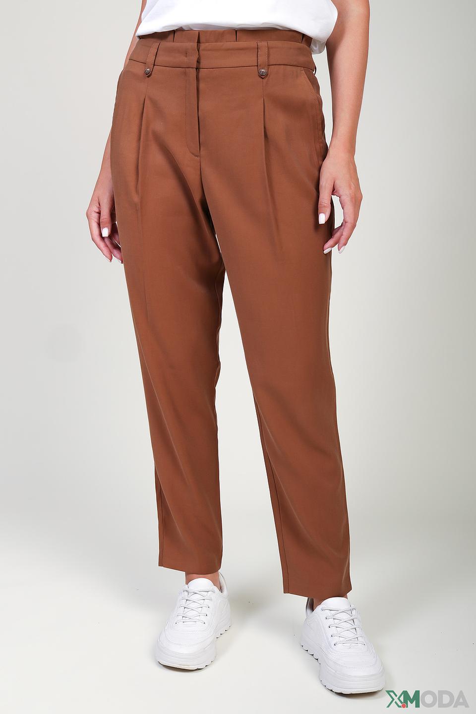 Брюки классические Betty and Co коричневые