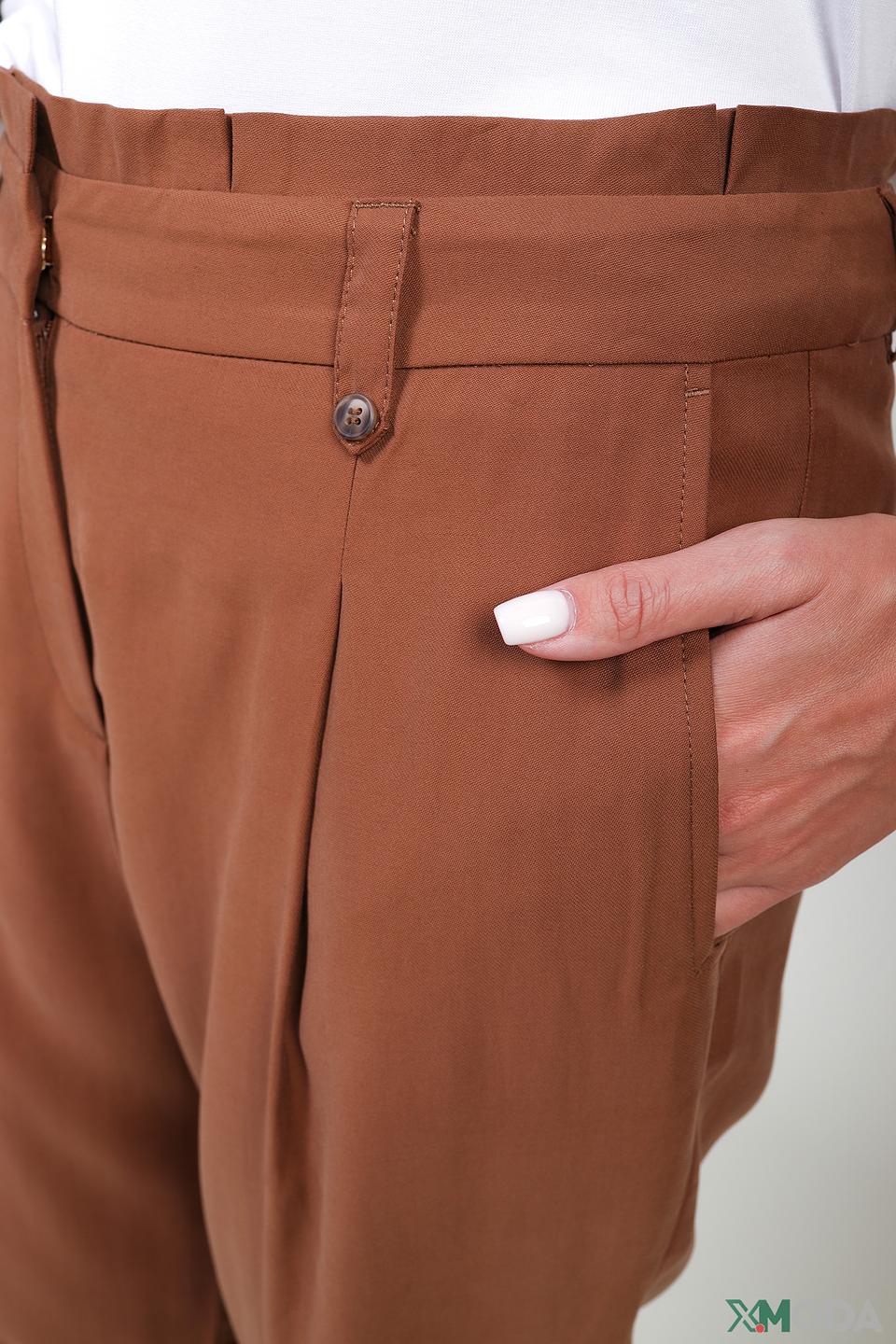 Брюки классические Betty and Co коричневые