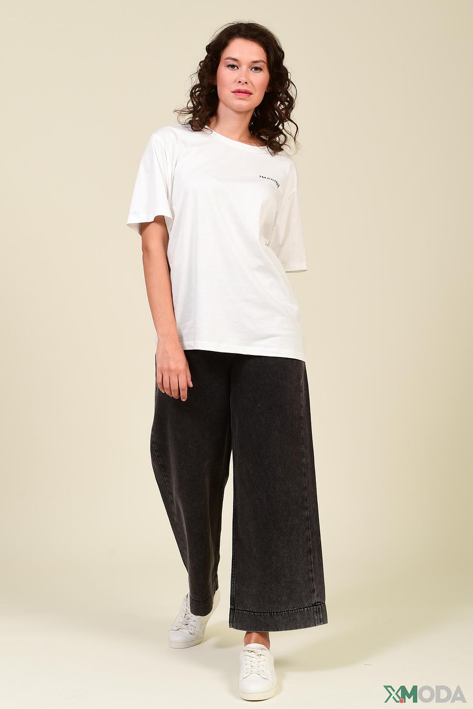 Футболка s.Oliver белая с принтом