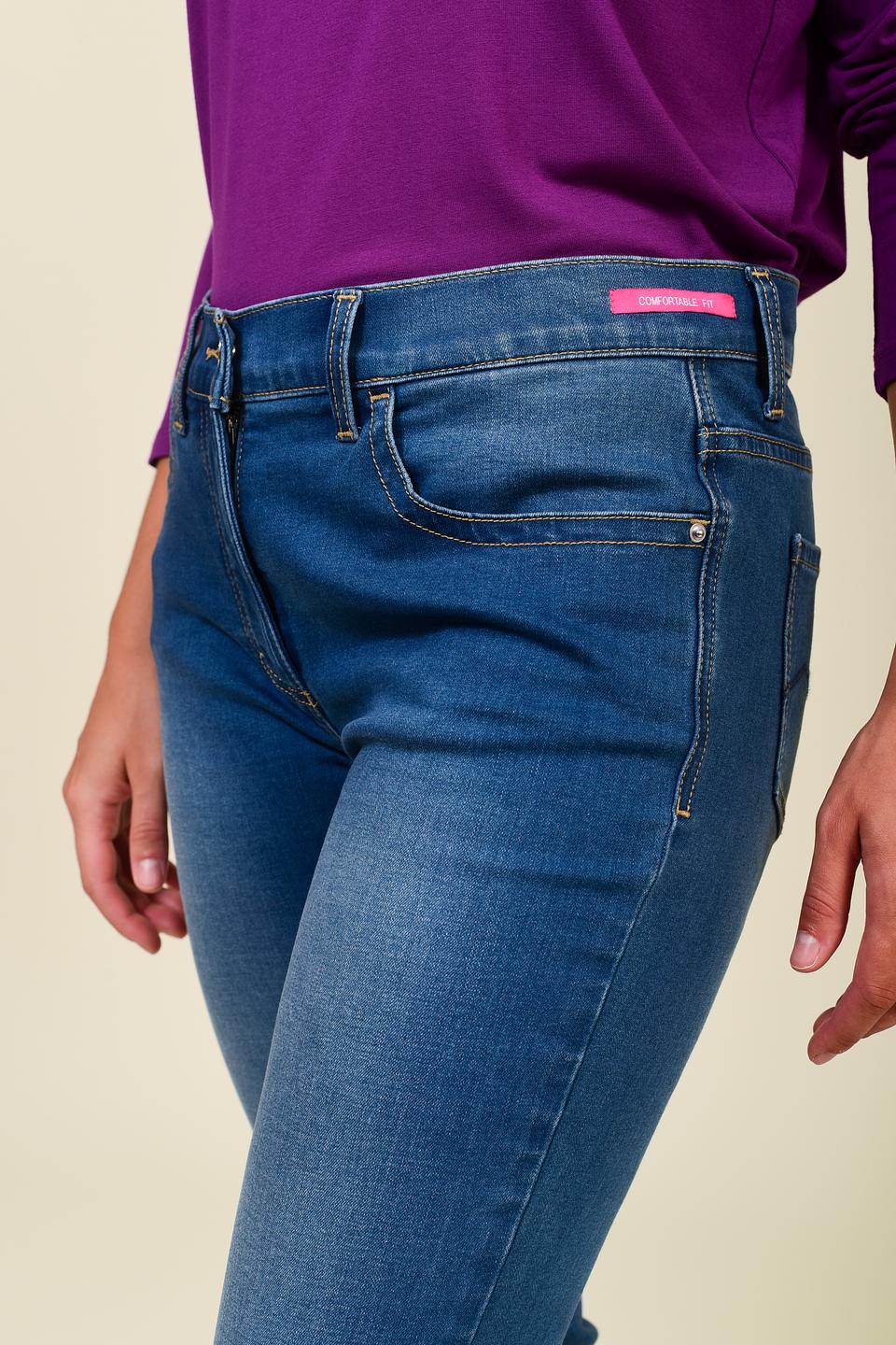 Джинсы Pezzo с потертостями