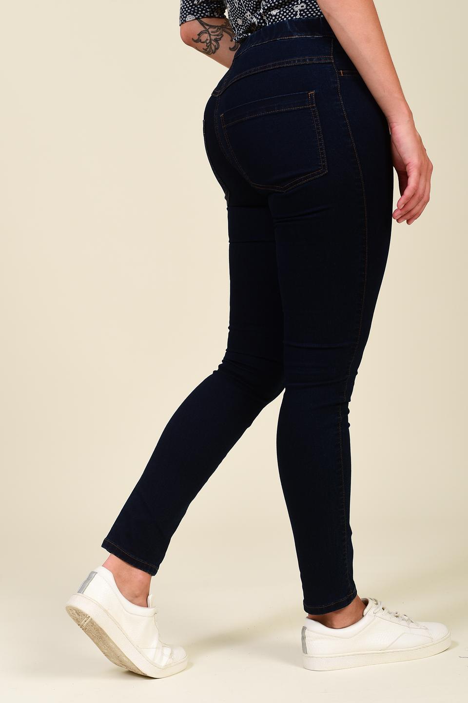 Джинсы с высокой талией Pezzo синие