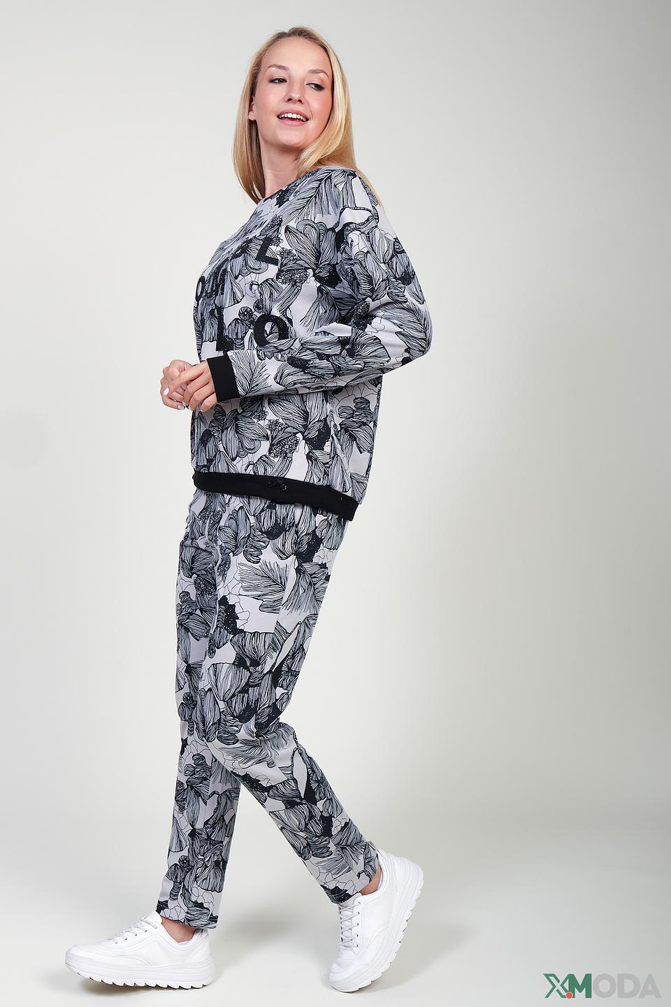 Брюки Pezzo с цветочным принтом