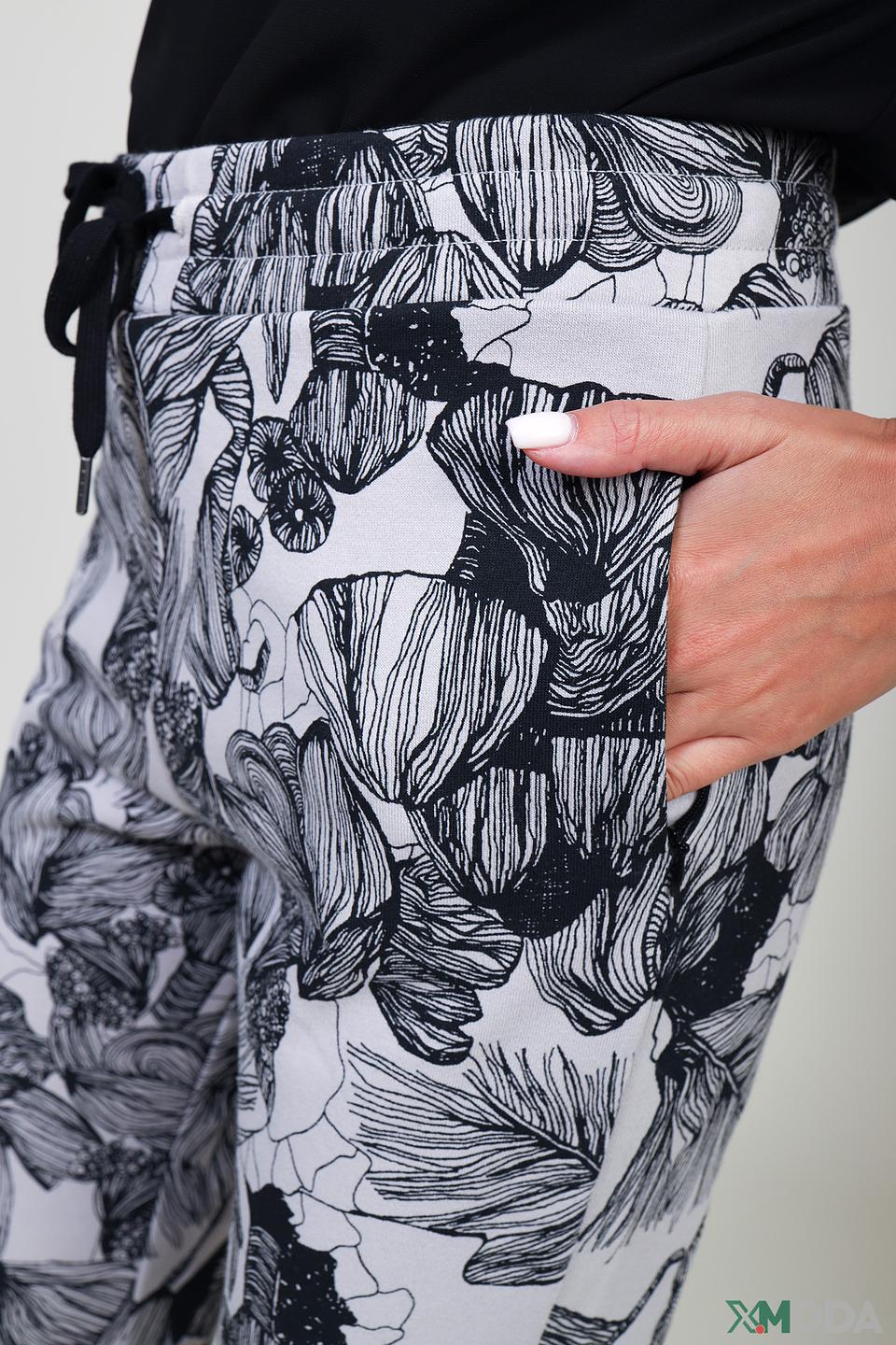 Брюки Pezzo с цветочным принтом