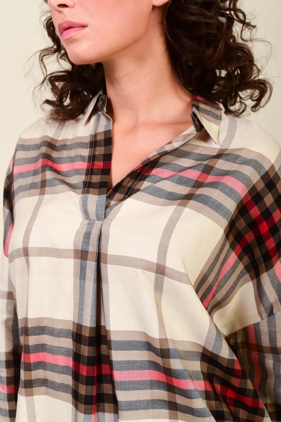 Блуза Pezzo в клетку