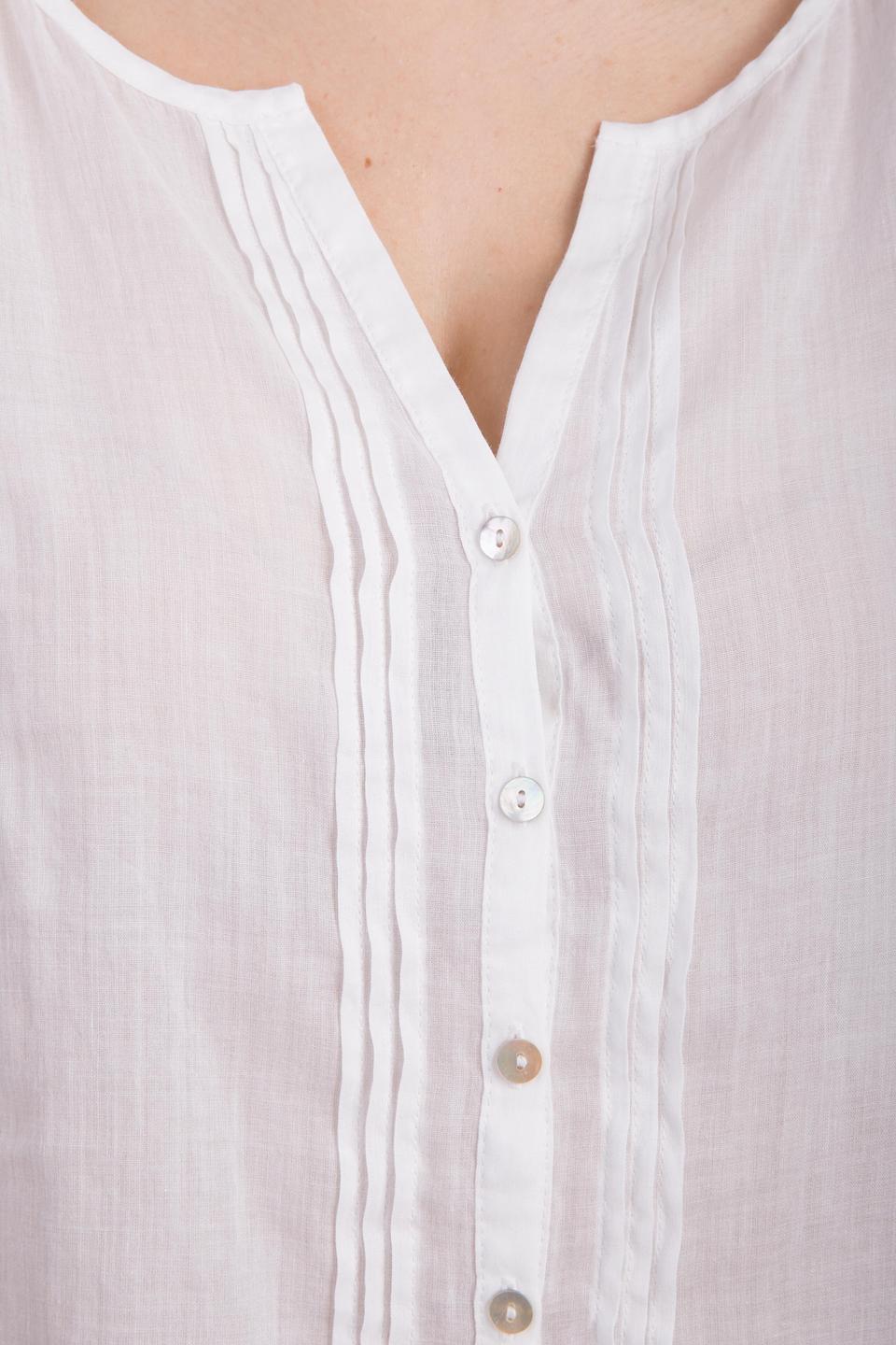 Блуза s.Oliver белая с планкой