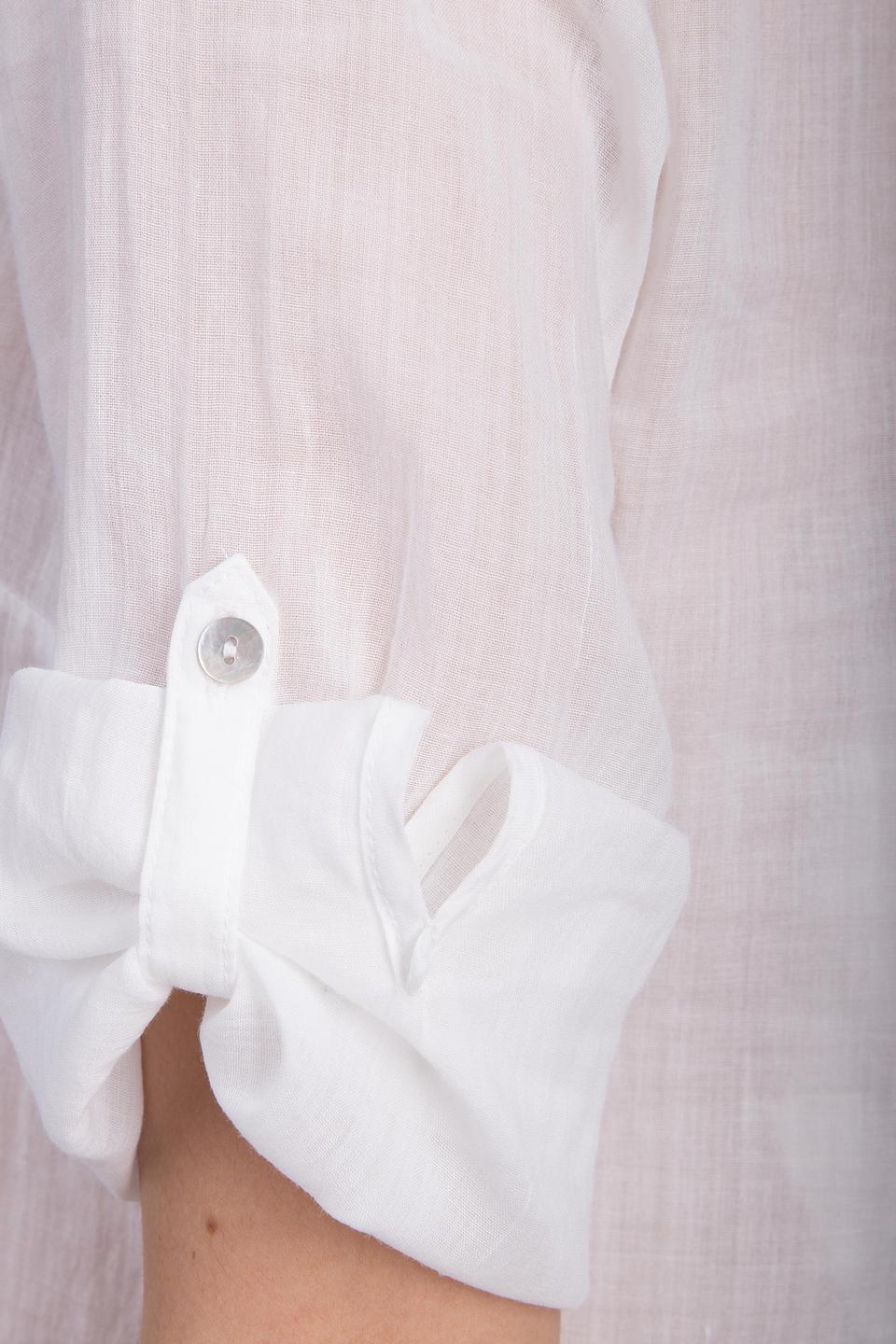 Блуза s.Oliver белая с планкой