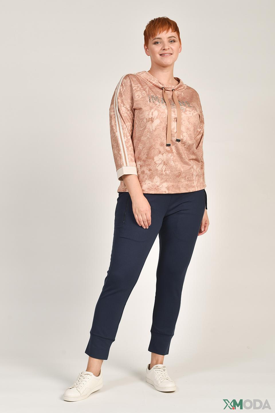 Брюки Via Appia с карманами синие