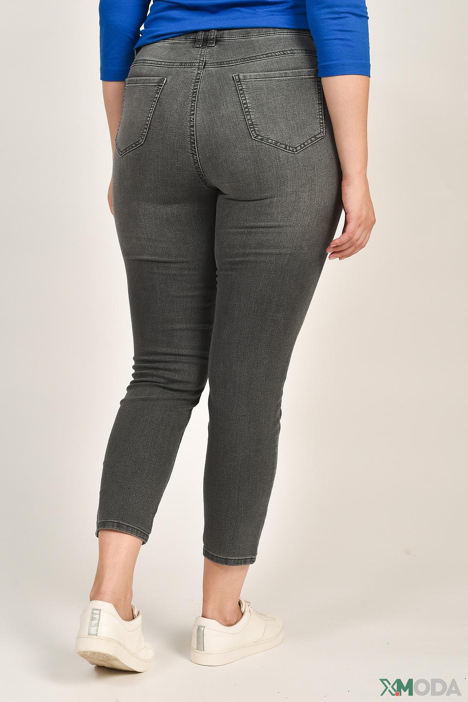 Джинсы с вышивкой Thomas Rabe серые