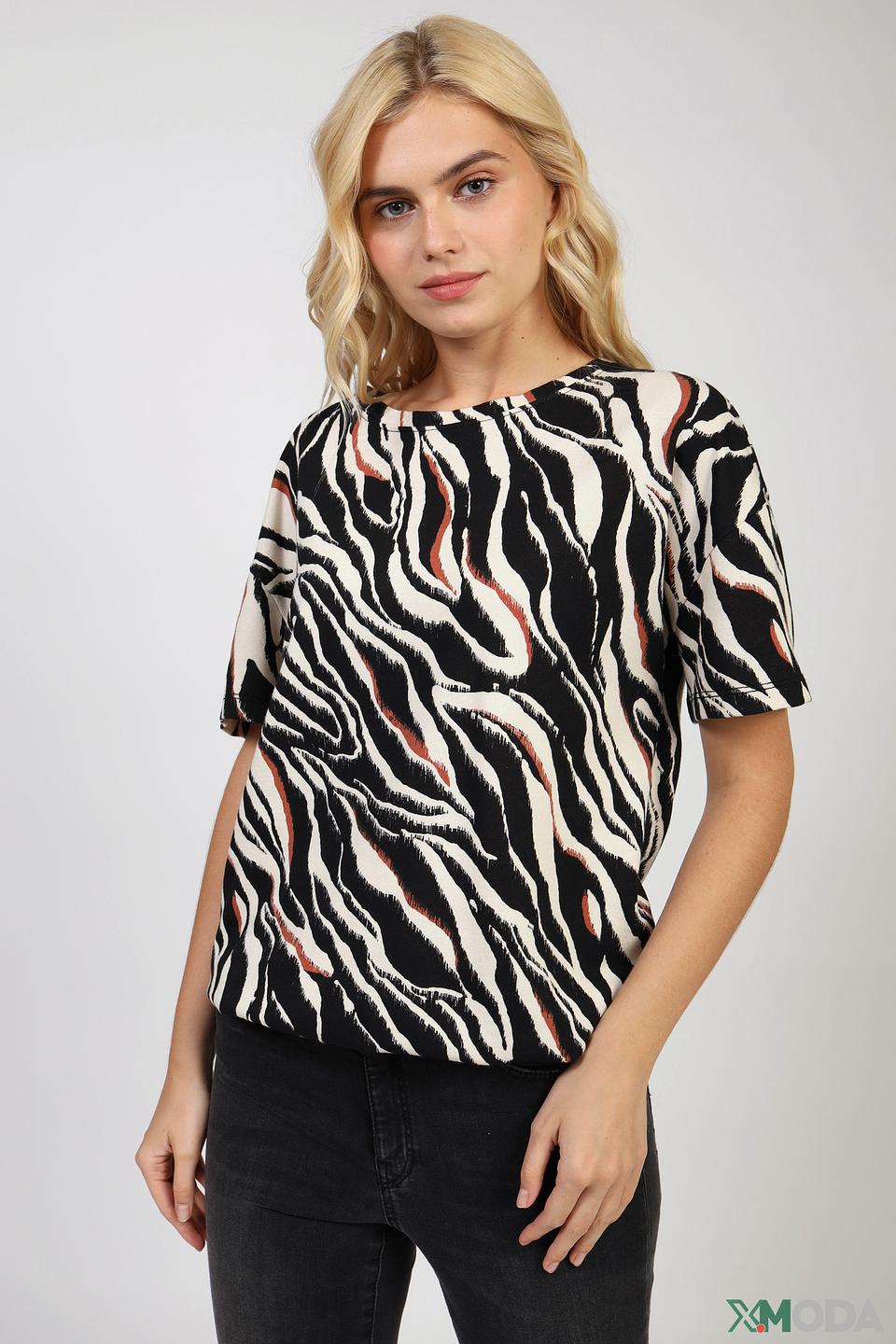 Пуловер s.Oliver принт зебра