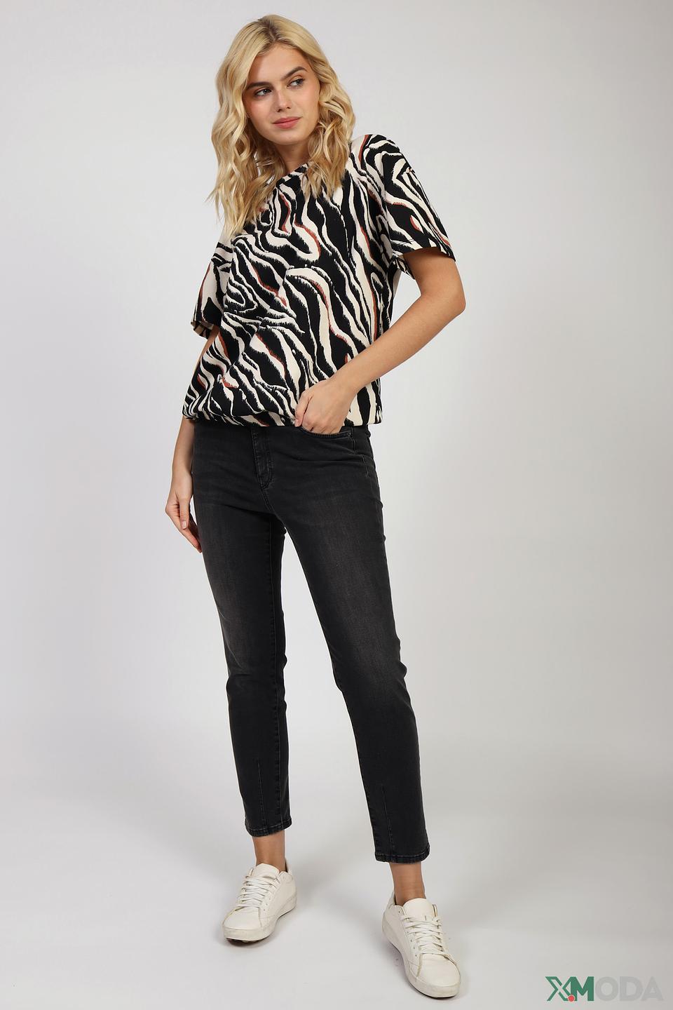 Пуловер s.Oliver принт зебра