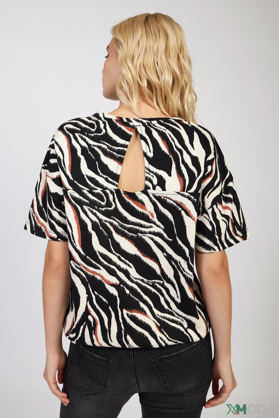 Пуловер s.Oliver принт зебра