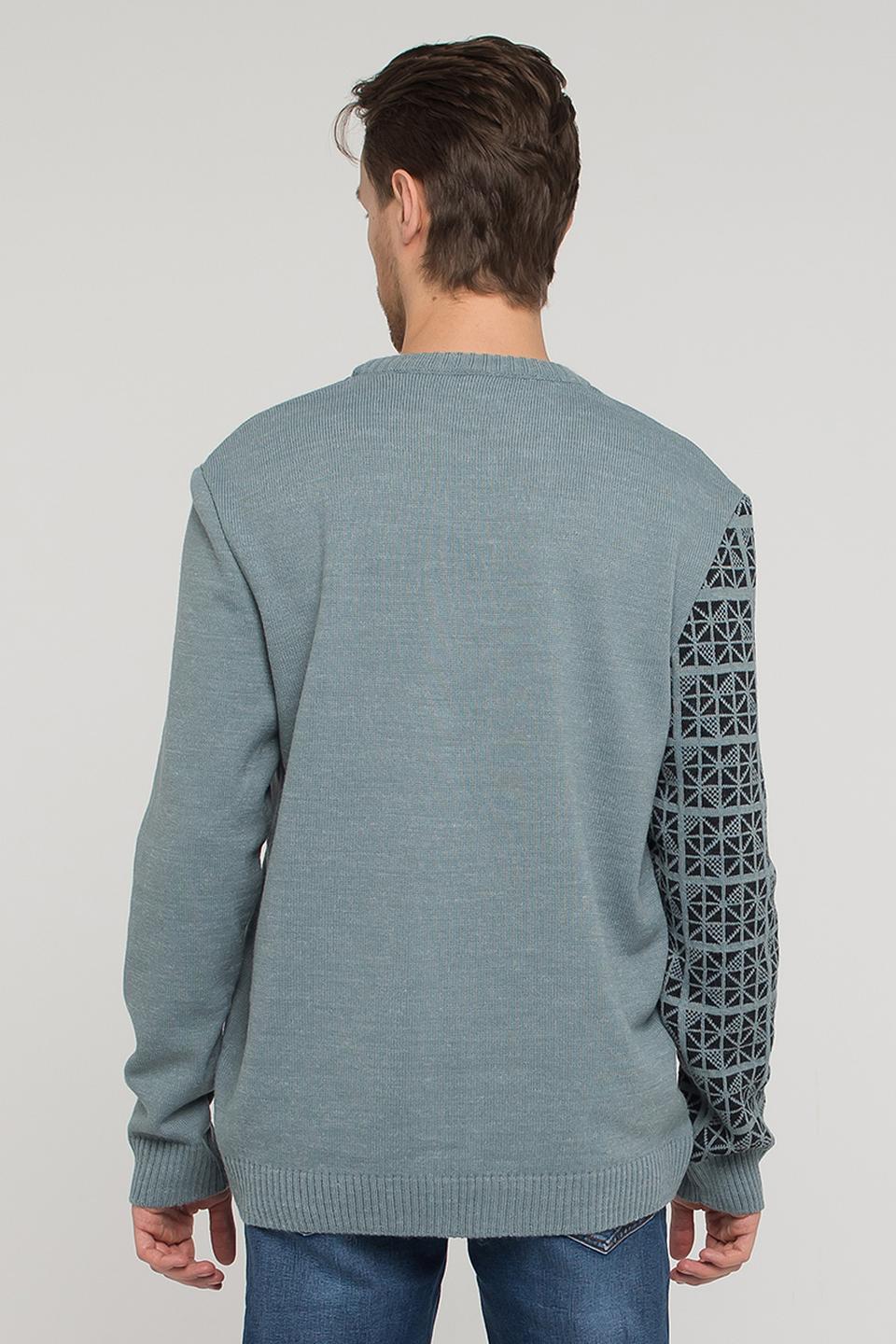 Джемпер VAY с узором серый