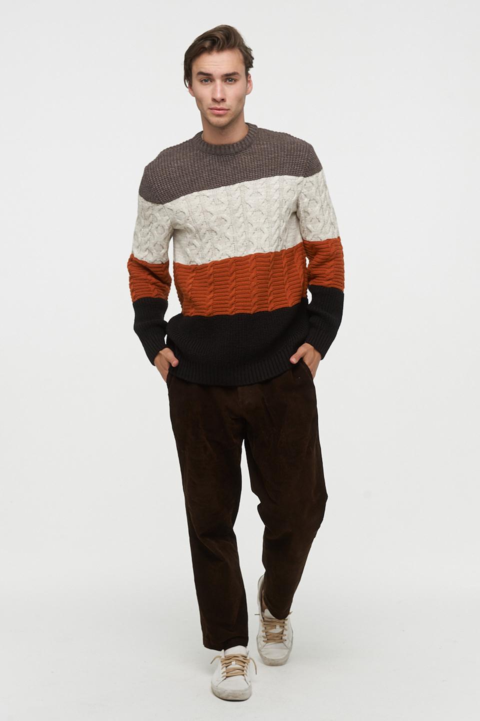 Джемпер VAY мужской в полоску