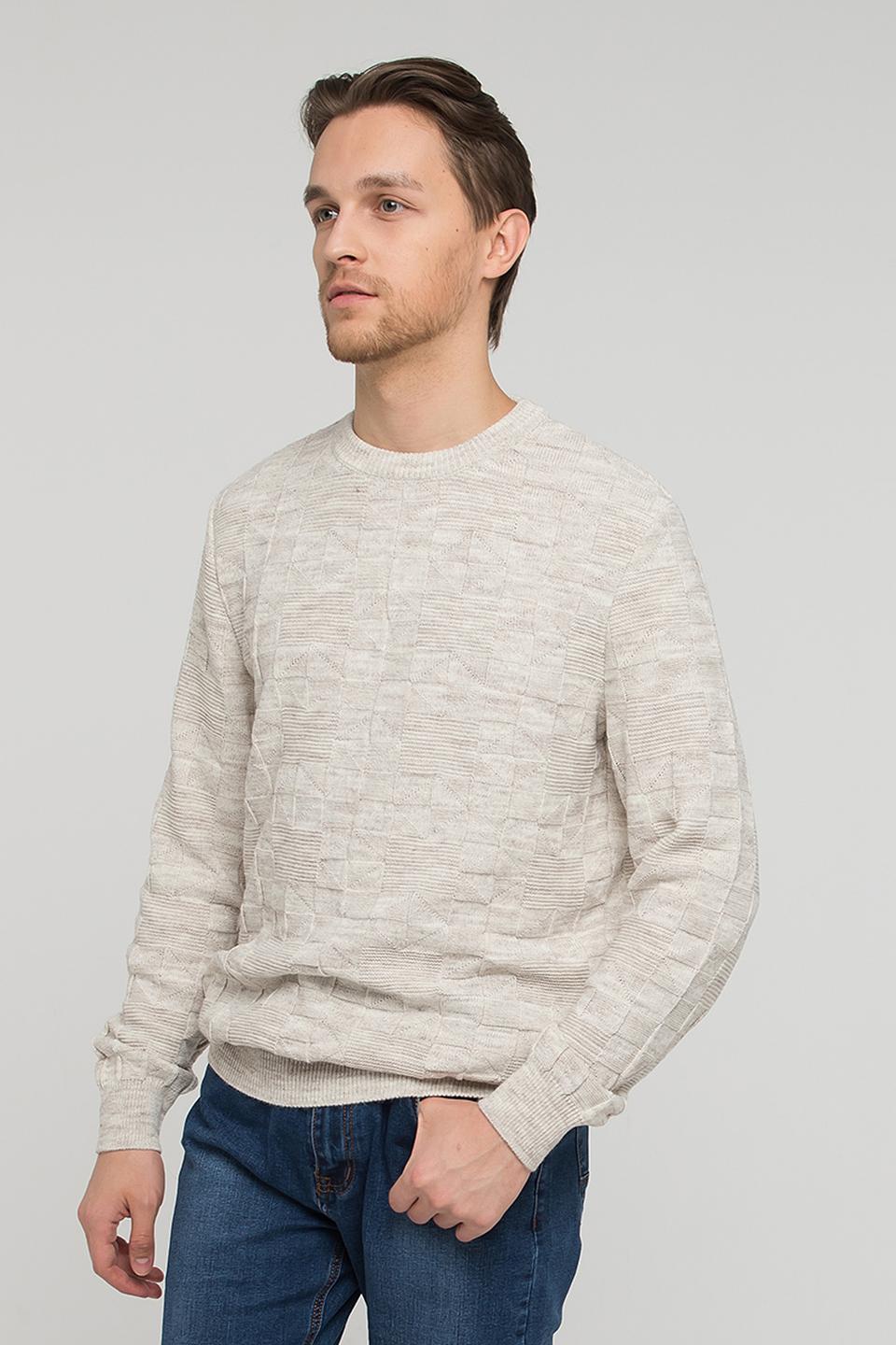 Джемпер VAY мужской бежевый