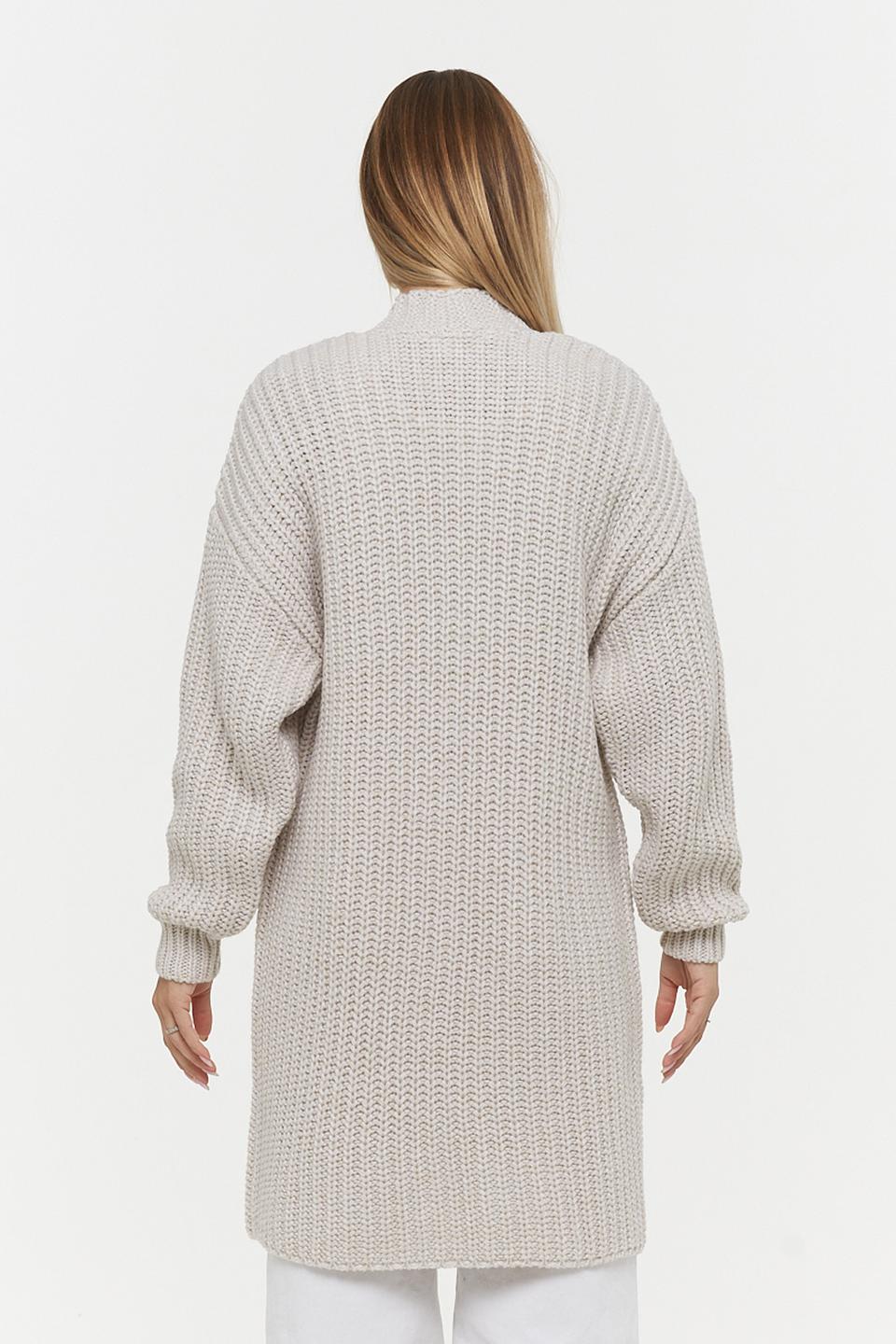 Кардиган VAY вязаный бежевый