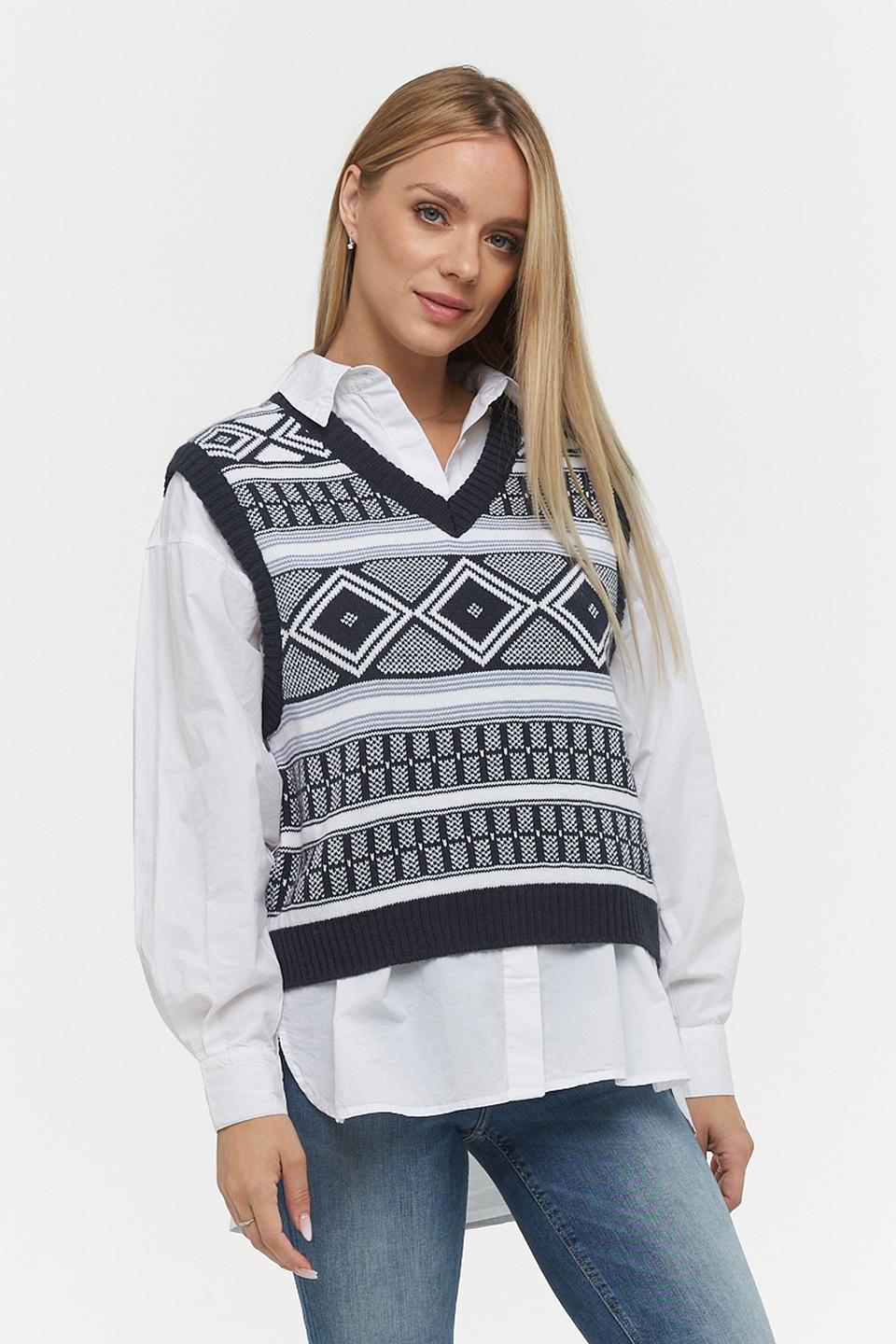 Жилет VAY с геометрическим узором