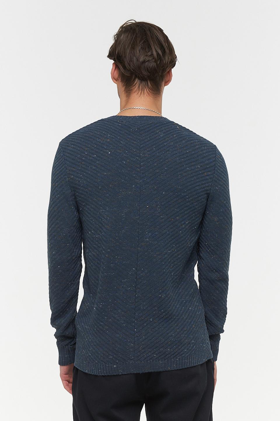 Джемпер BE YOU с узором синий