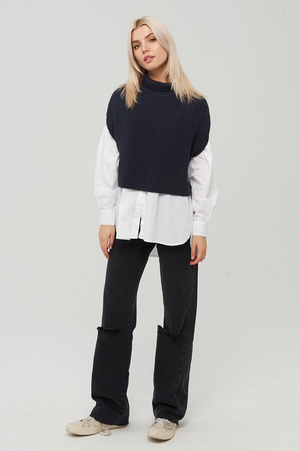 Жилет BE YOU вязаный