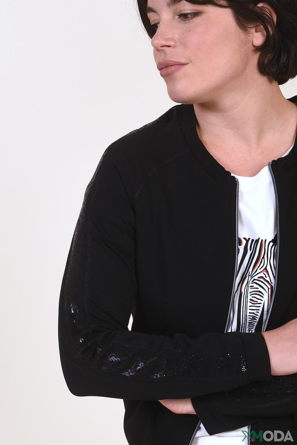 Жакет Betty Barclay чёрный с молнией
