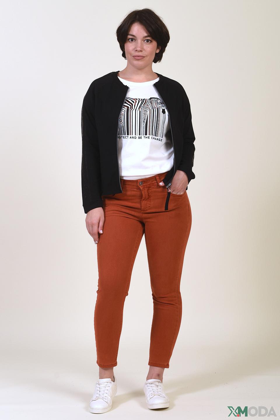 Джинсы Angels терракотовые