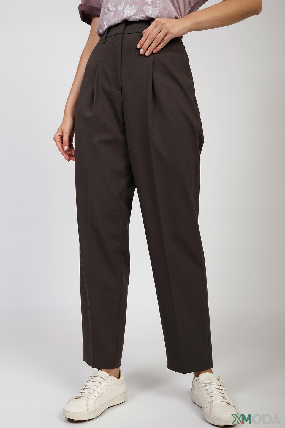 Брюки классические Luisa Cerano коричневые