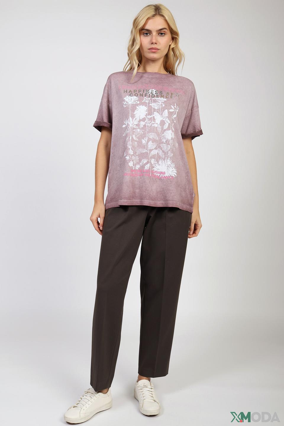 Брюки классические Luisa Cerano коричневые