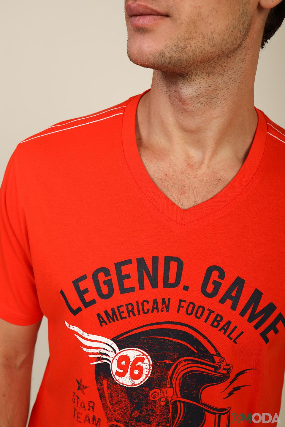 Футболка Kitaro American Football оранжевая