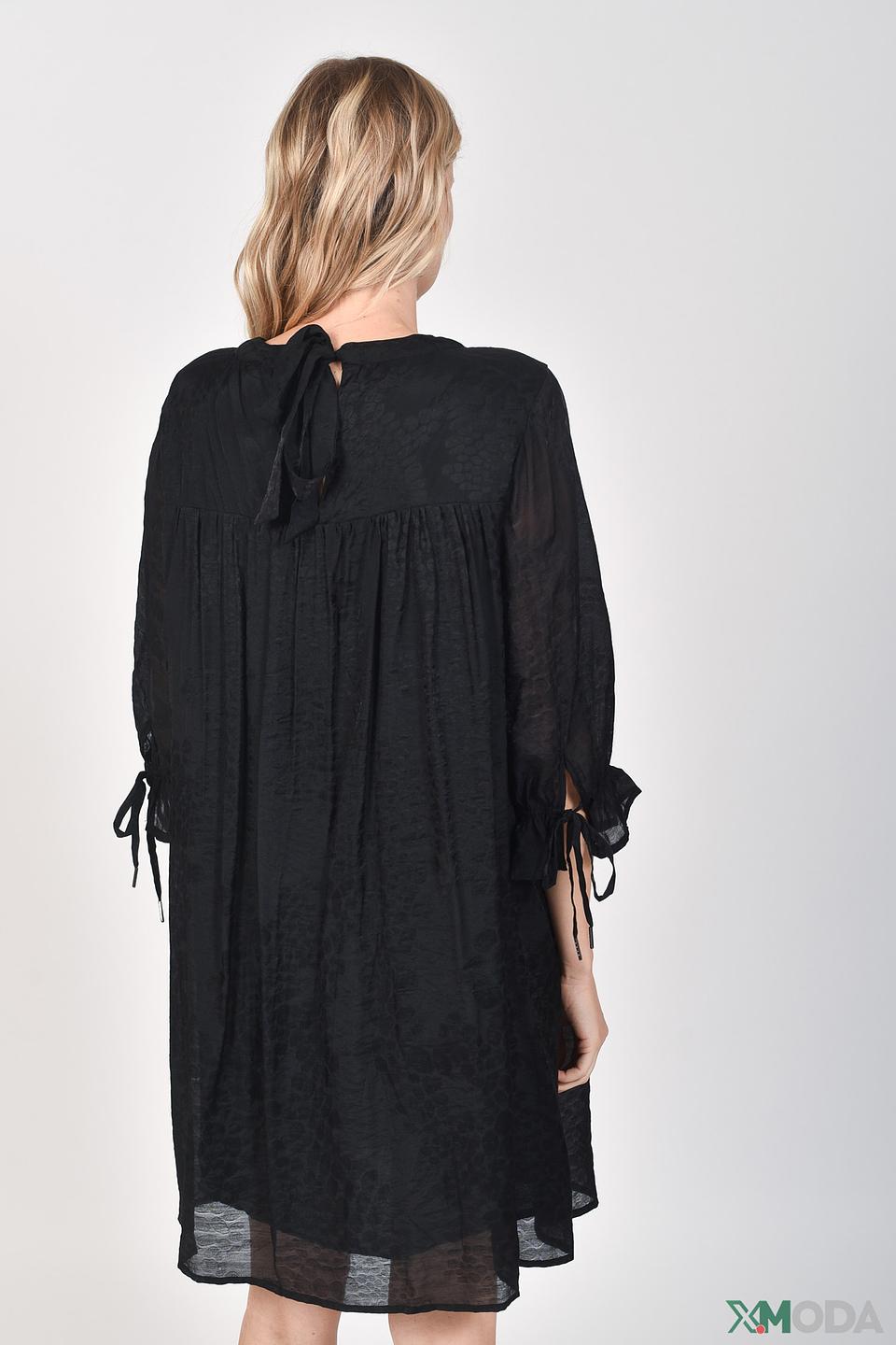 Платье s.Oliver чёрное с вышивкой