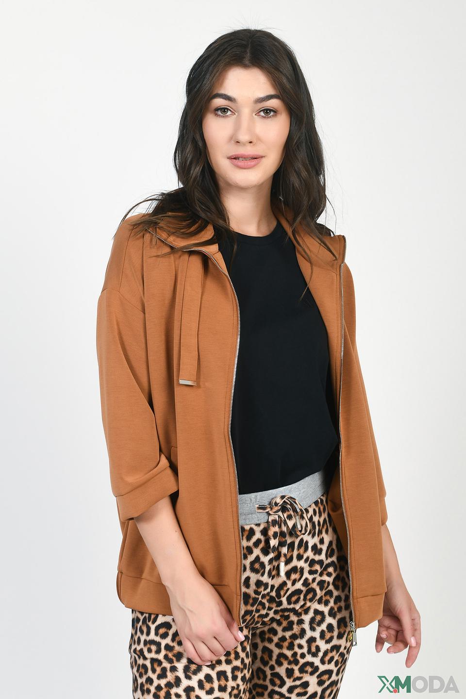 Жакет Comma рыжий с запахом