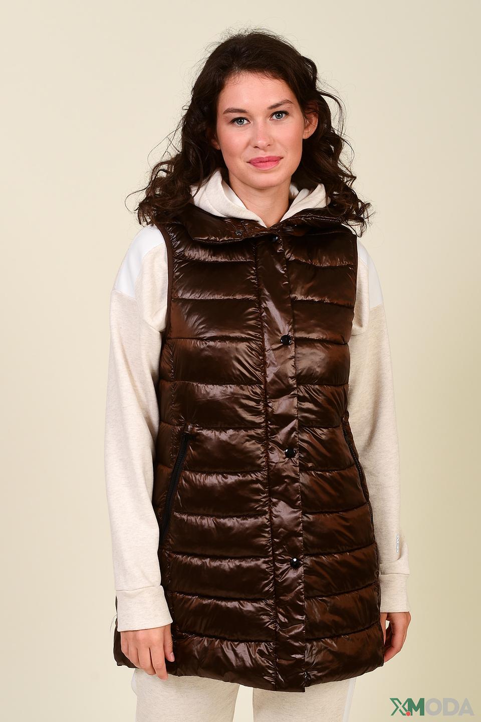 Жилет Fuchs Schmitt стеганый коричневый