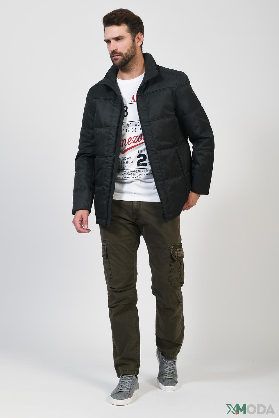 Куртка S4 мужская стеганая чёрная