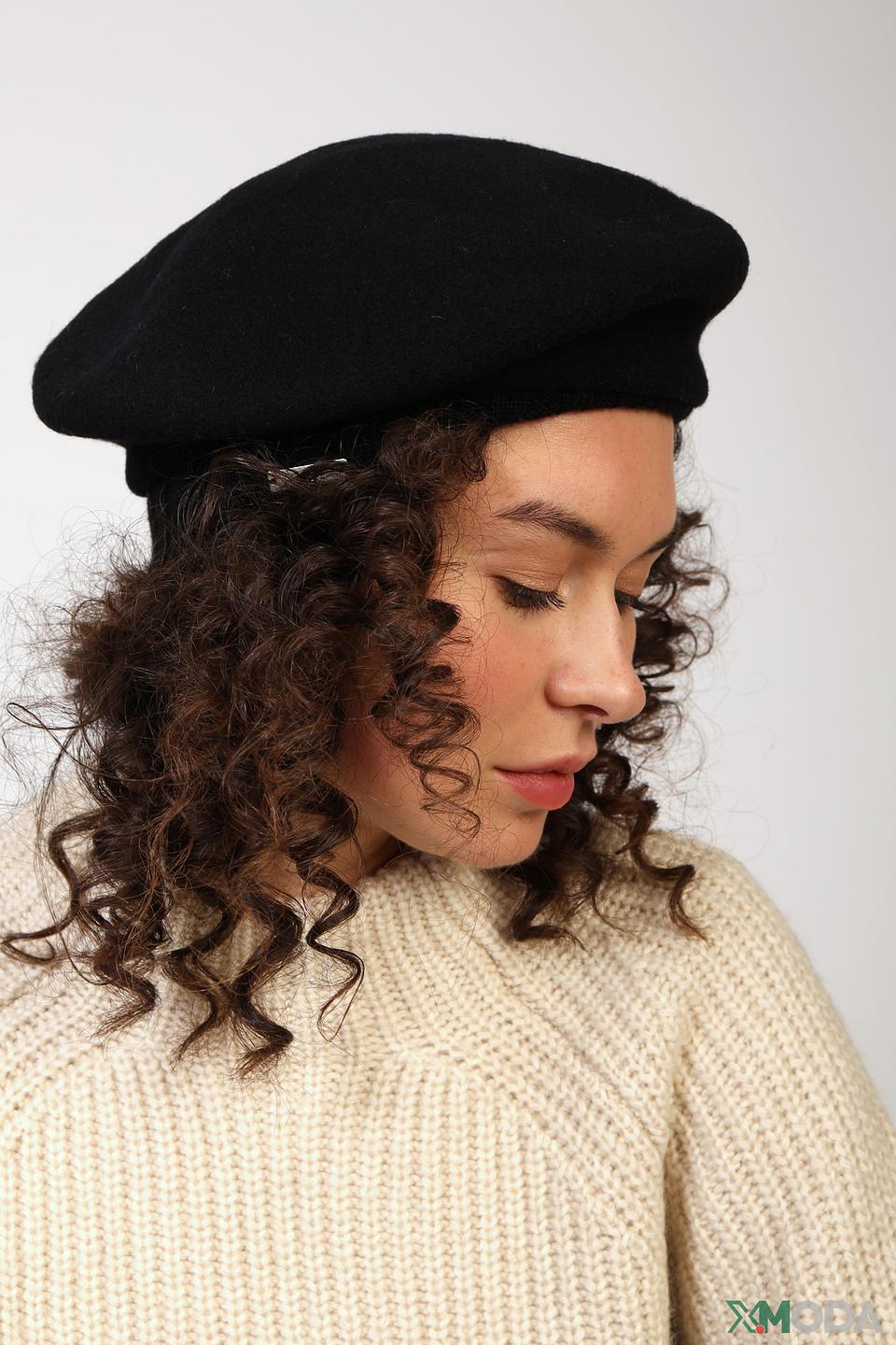 Берет Seeberger чёрный