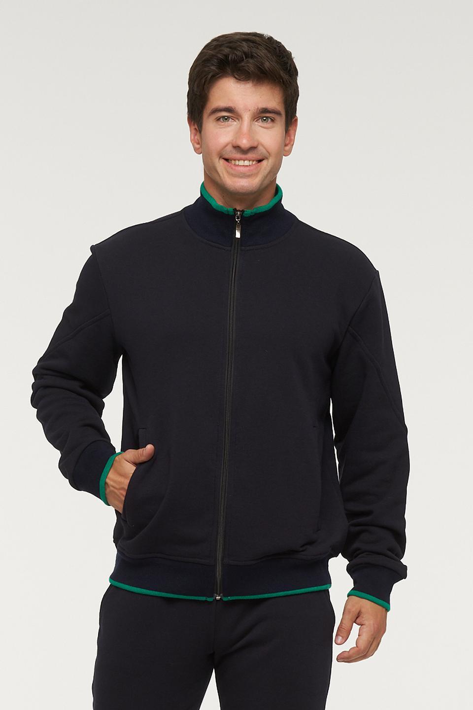 Спортивный костюм VAY с зелёной отделкой