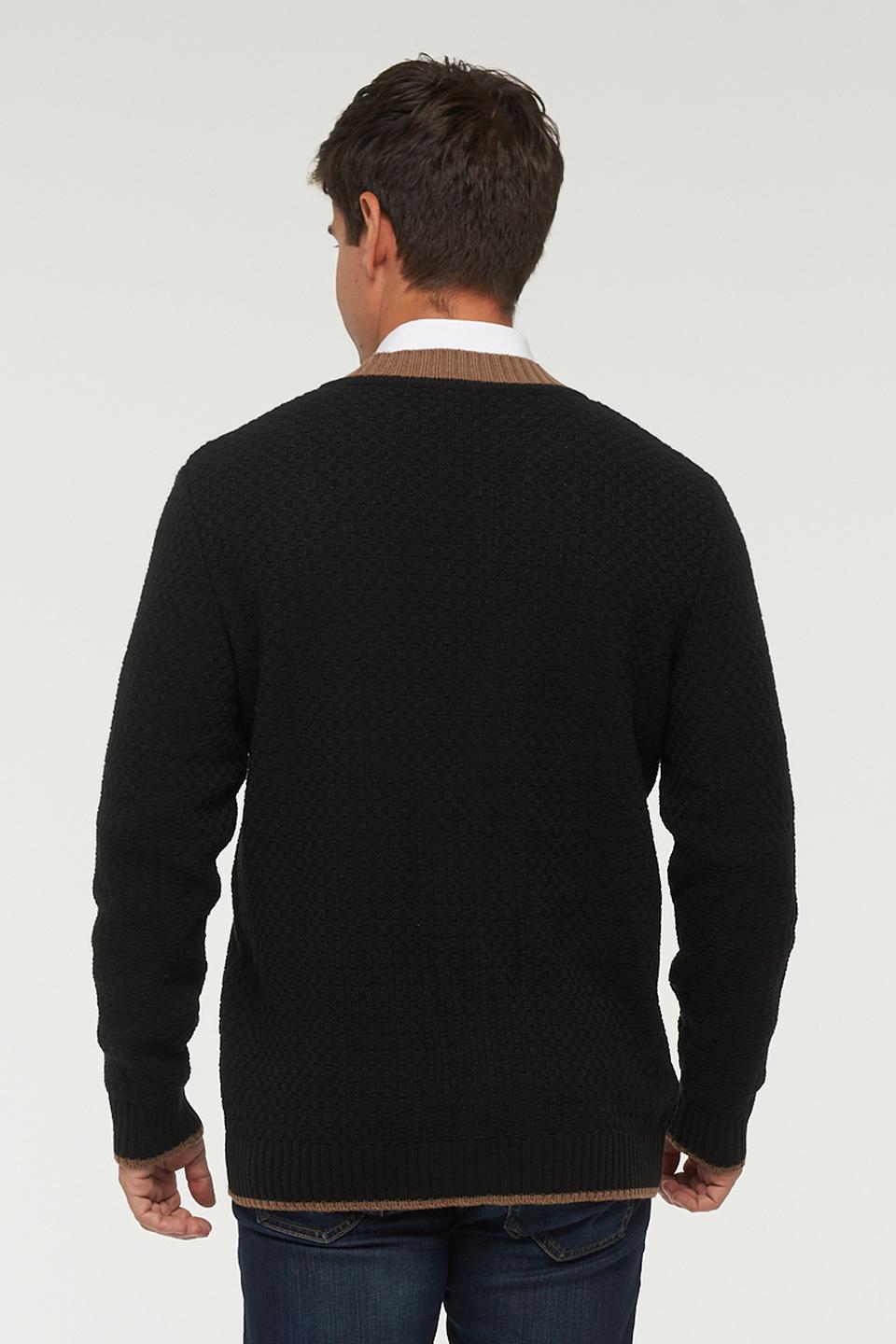 Кардиган VAY мужской чёрный