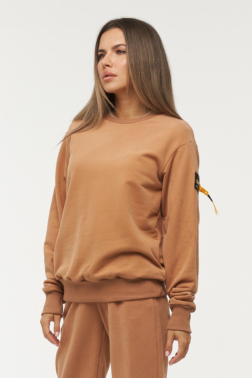 Толстовка BE YOU коричневая