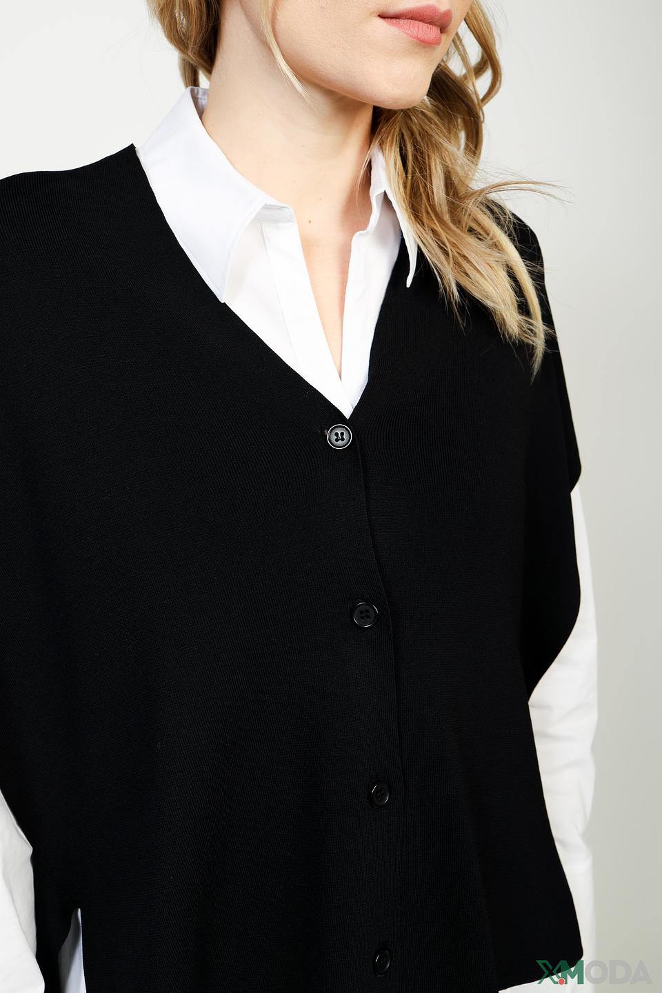 Жилет Gerry Weber чёрный с V-образным вырезом