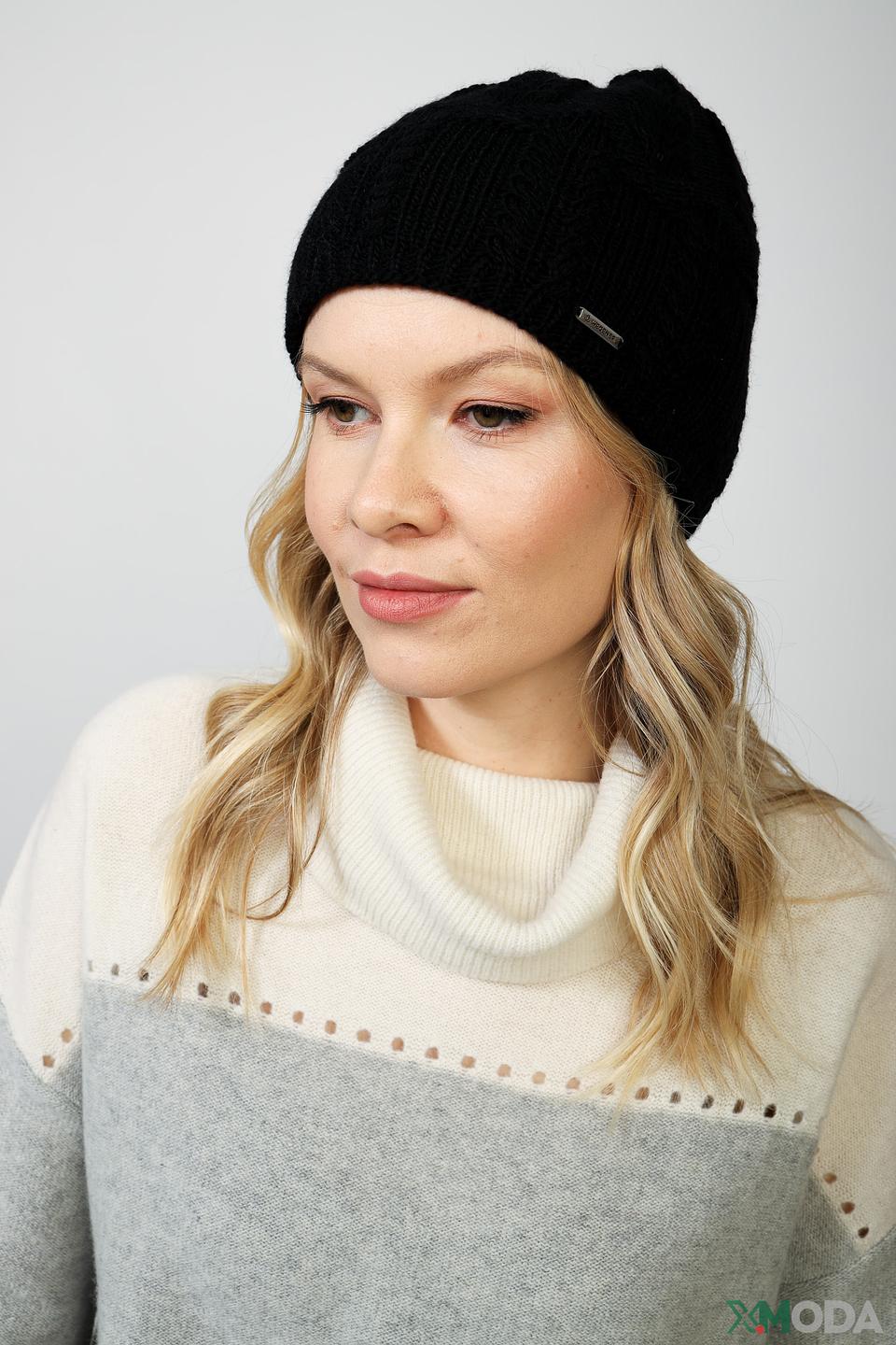 Шапка Wegener чёрная вязаная