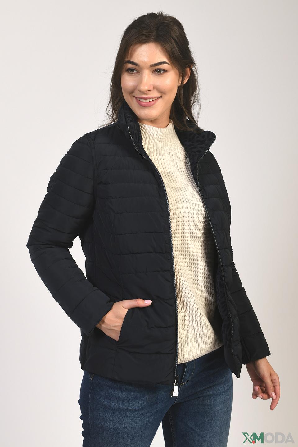 Куртка Lebek с леопардовым принтом