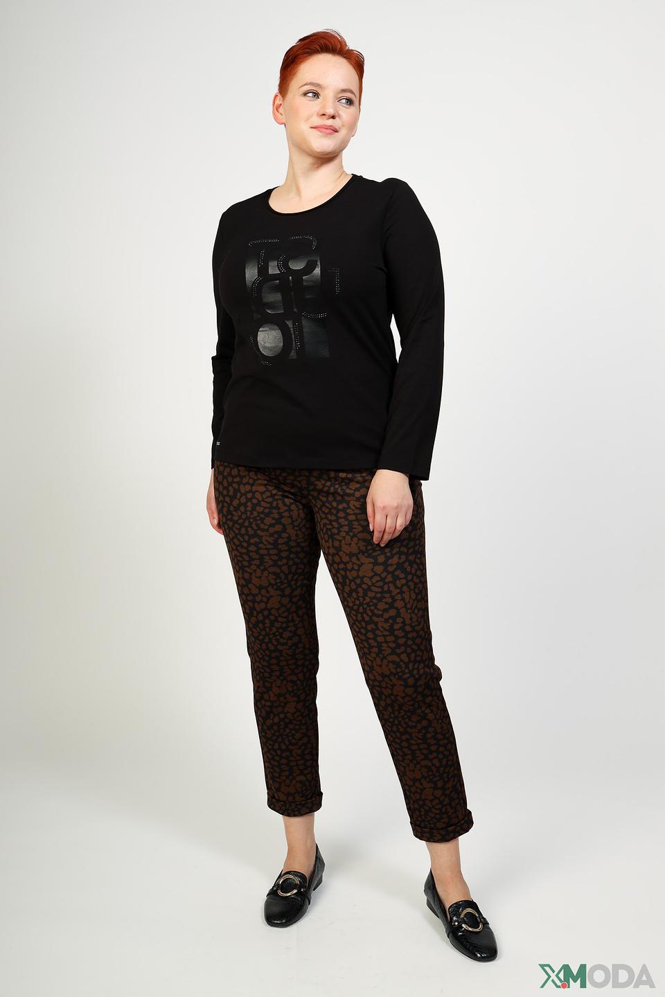 Брюки Frank Walder с леопардовым принтом