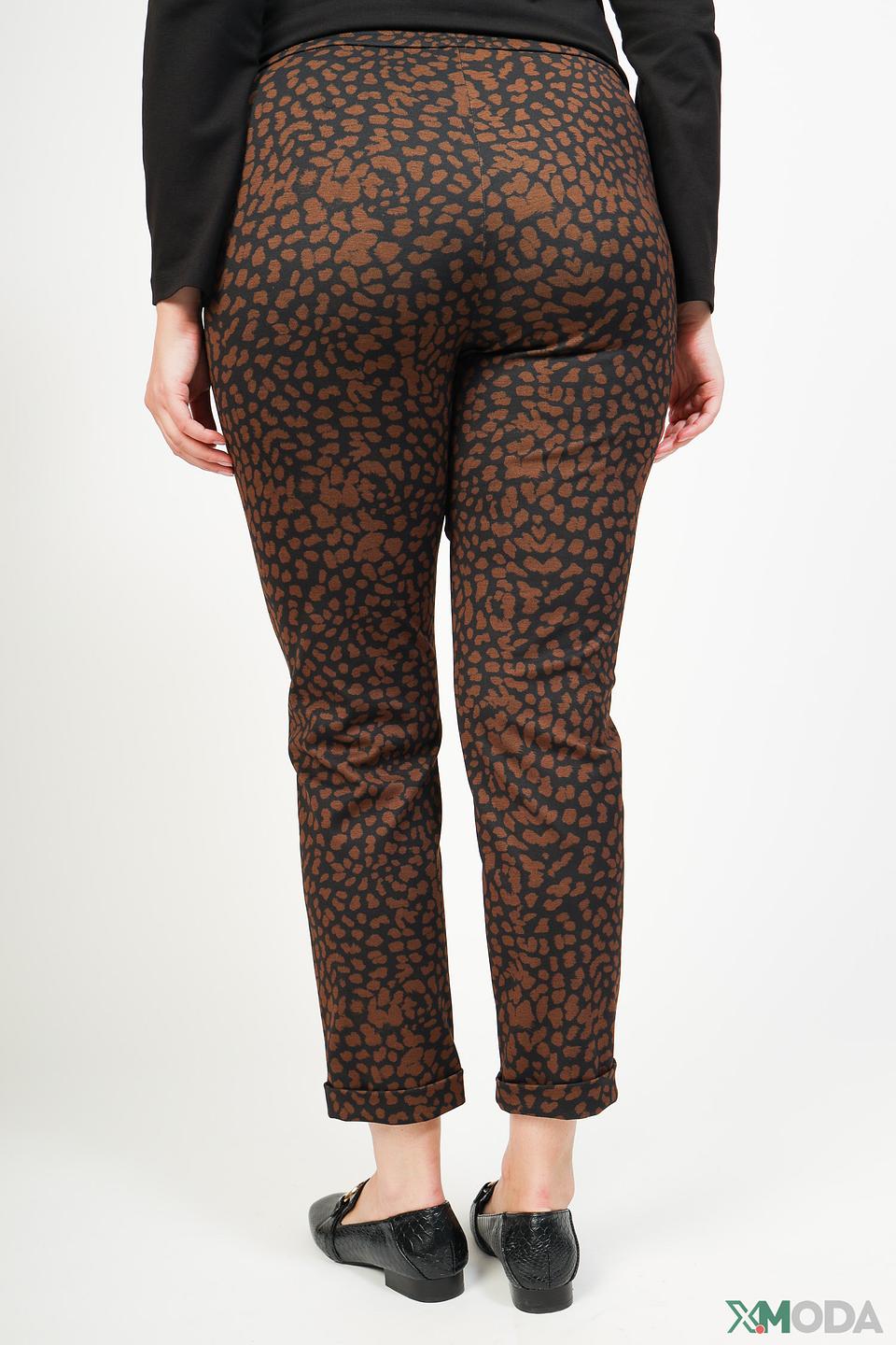 Брюки Frank Walder с леопардовым принтом