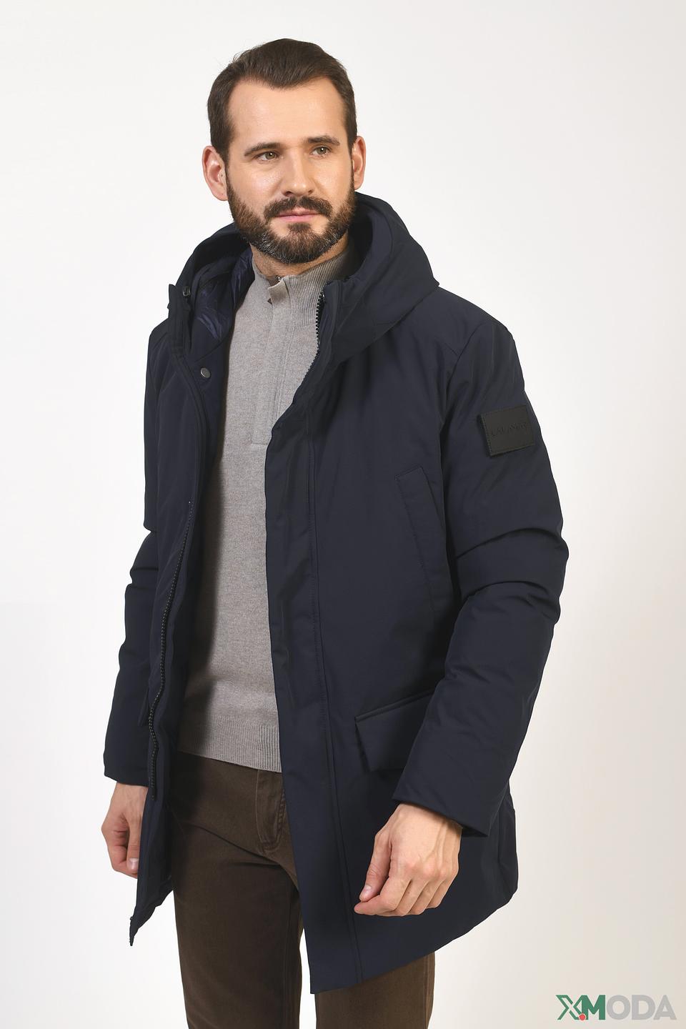 Пальто Calamar мужское тёмно-синее