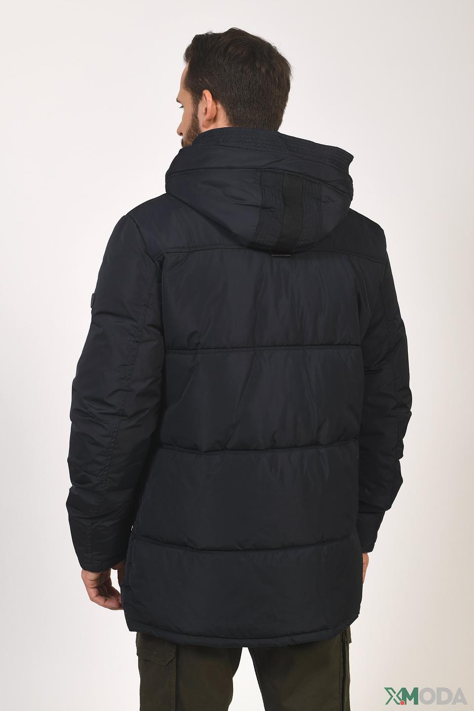 Куртка District стеганая тёмно-синяя