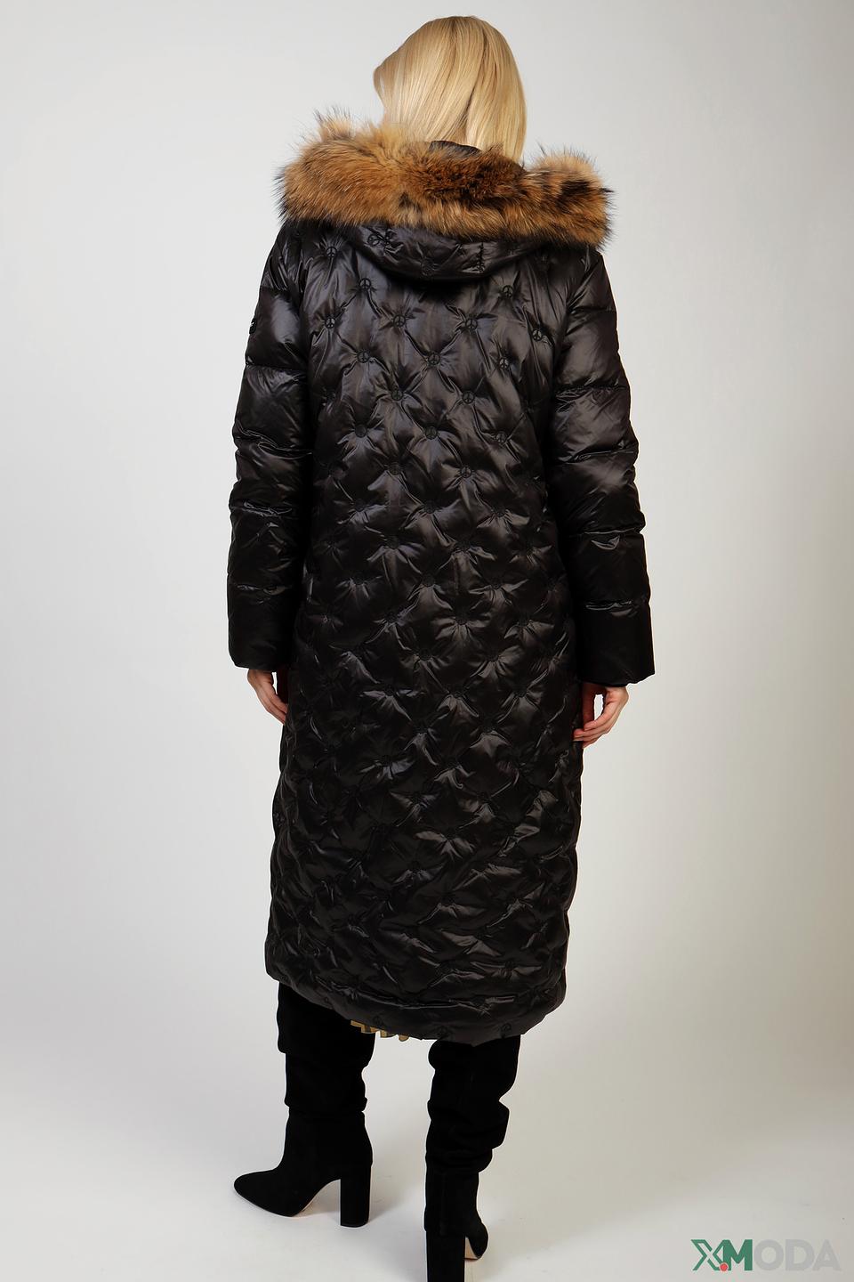 Пальто Frieda and Freddies стеганое чёрное