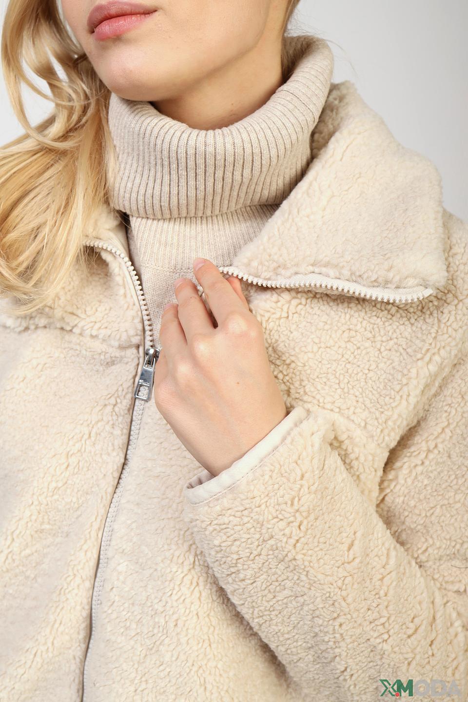 Куртка Tom Tailor teddy бежевая