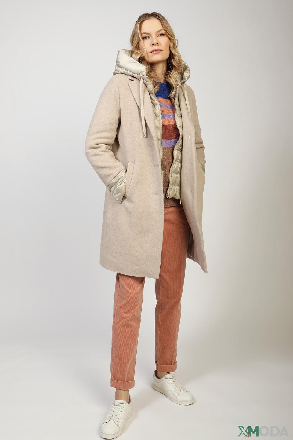 Пальто Milestone бежевое